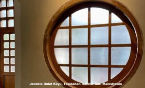 Jendela Bulat Kayu
