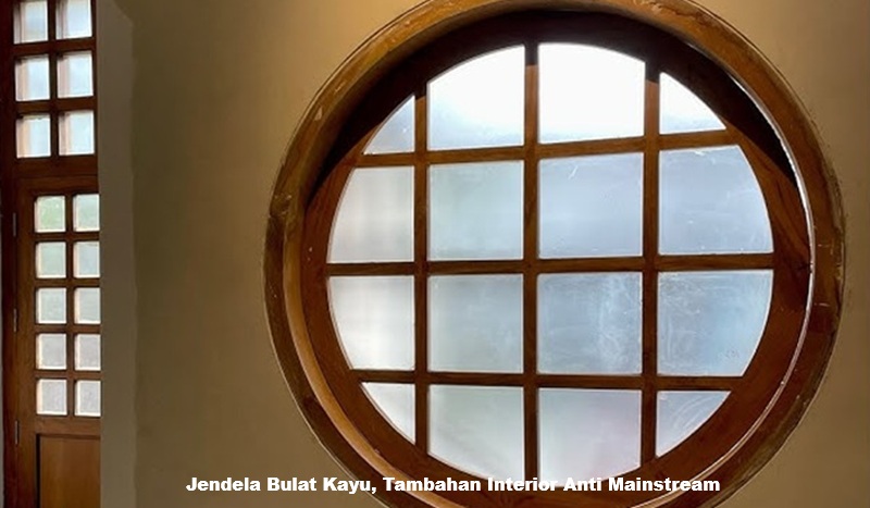 Jendela Bulat Kayu